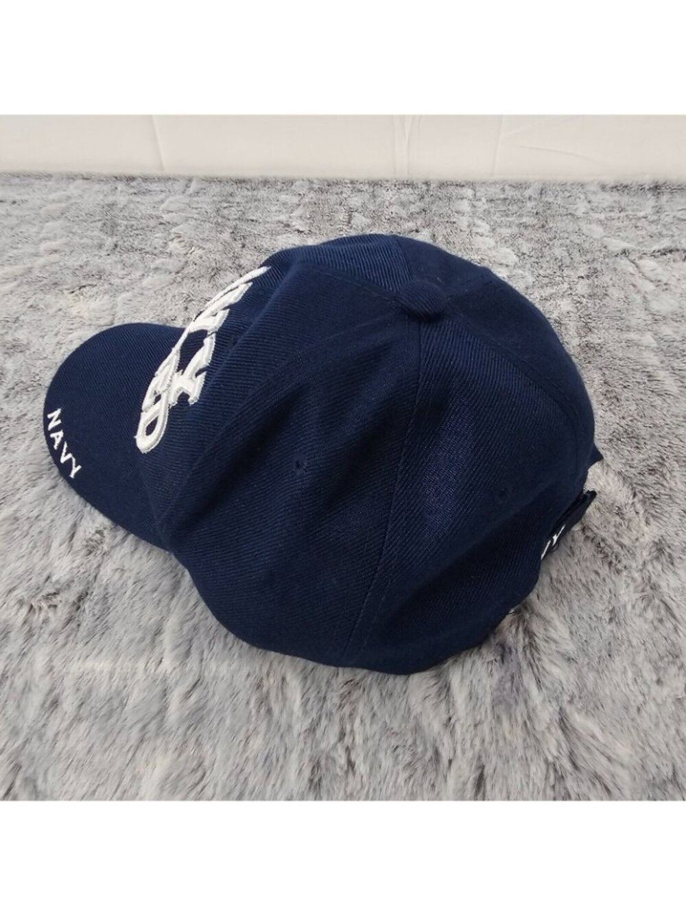 US Navy Retired Embroidered Baseball Cap Blue Strapback Military Hat - Picture 3 of 7